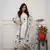 White Floral Printed Cotton Kurta Pant Set with Dupatta