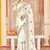 White color zari embroidery work zarkhan work fendy silk saree with blouse