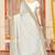 White color zari embroidery work zarkhan work fendy silk saree with blouse