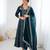Black Embroidered Anarkali Suit Set