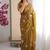 Mehendi mos silk with handwork butterfly design saree with unstitched blouse