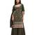 Mehendi vichitra semi stitched suit with heavy embroidery work