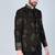 Black metal embroidered bandhgala suit for men