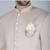 Cream bandhgala suit for men