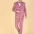 Dark pink 5 pc designer suit with pintex detailing