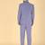 Lavender 5 pc designer suit with pintex detailing