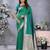 Sea green weaving work Blended silk saree with blouse