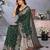 Green color gala weaving blended silk saree with blouse
