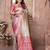 Sky blue color Blended silk chaturi weaving work saree with blouse