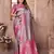 Purple color blended silk chaturi weaving work saree with blouse