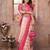 Light pink color Blended silk chaturi weaving work saree with blouse