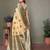 Green color viscose Blended silk weaving butties saree with blouse