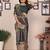 Green color zari weaving handloom Blended silk saree with blouse