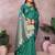 Sky color gala weaving Blended silk saree with blouse