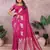Pink color gala weaving Blended silk saree with blouse