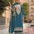 Morpich embroidered chinon semi-stitched palazzo style salwar suit