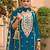 Morpich embroidered chinon semi-stitched palazzo style salwar suit