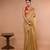 Golden Bhagalpuri Silk blend saree with running blouse piece