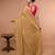 Golden Bhagalpuri Silk blend saree with running blouse piece