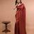 Dual Tone Blended Silk Brocade with Running blouse piece
