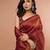 Dual Tone Blended Silk Brocade with Running blouse piece