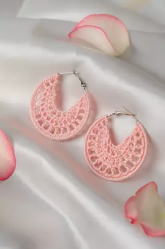 Cotton candy earrings