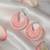 Cotton candy earrings