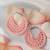 Cotton candy earrings