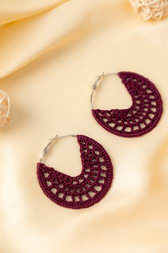 Plum mojito earrings