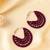 Plum mojito earrings