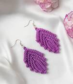 Purple rain earrings