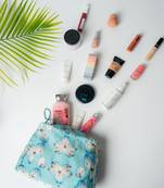 Wave makeup pouch