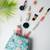 Wave makeup pouch