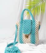 Orchid blue hand corded sling