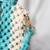 Orchid blue hand corded sling