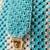 Orchid blue hand corded sling