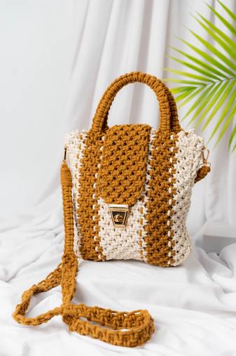 Orchid brown hand corded sling