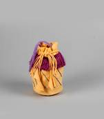 Claire hand embroidered potli