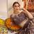 Dark Onion net fabric lehenga with sequin & thread work