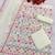 White embroidered georgette semi-stitched palazzo style salwar suit