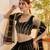Black net fabric lehenga with sequin & thread work