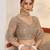 Grey net fabric lehenga with sequin & thread work