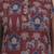 Rust animal print aline pure cotton kurta trouser set