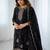 Enchanting midnight zari silk sharara suit