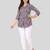 Saree swarg poly crepe printed short kurti