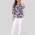 Saree swarg poly crepe printed short kurti