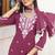 Women Salli Pure Cotton Regular Hand & Threadwork Kurta With Trousers & With Dupatta