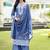 Women Salli Pure Cotton Regular Hand & Threadwork Kurta With Trousers & With Dupatta