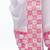 White hand block print dupion silk dhoti for men (free size)