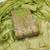 Women's green unstitched weaving embroidery & fancy border simmer jacquard dress material (rnx5050grn)